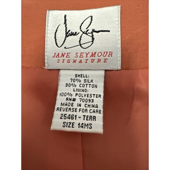 Vintage Women’s Safari Tank Top Peach Belted Tie Belt Waist Button up Size M - Picture 7 of 11